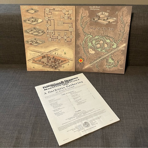 A Darkness Gathering (A D&D Fantasy Roleplaying, Monstrous Arcana) dungeon - Picture 3 of 5